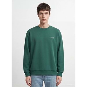 Mavi M0S10379-71874 Mavi Logo Baskılı Sweatshirt Erkek Sweatshirt