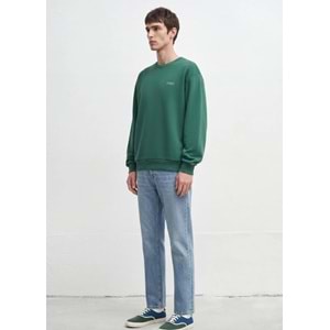Mavi M0S10379-71874 Mavi Logo Baskılı Sweatshirt Erkek Sweatshirt