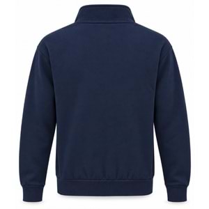 Mavi M0S20113-86415 Mavi Jeans Logo Nakışlı Yarım Fermuarlı Erkek Sweatshirt