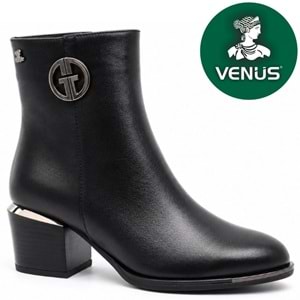 Venüs Saranda Hakiki Deri Ortopedik Topuklu Kadın Bot