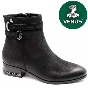 Venüs Parnasos Hakiki Deri Kaymaz Düz Taban Ortopedik Kadın Bot