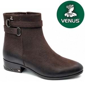 Venüs Parnasos Hakiki Deri Kaymaz Düz Taban Ortopedik Kadın Bot