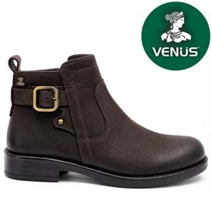 Venüs Ames Hakiki Deri Kaymaz Taban Ortopedik Kadın Bot