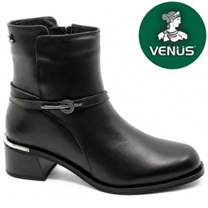 Venüs Odokra Hakiki Deri Kaymaz Düz Taban Ortopedik Kadın Bot