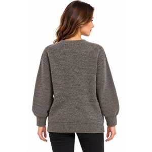 Mavi M1720032-A6657 Mavi Düğmeli Kazak Hırka Kadın Sweatshirt