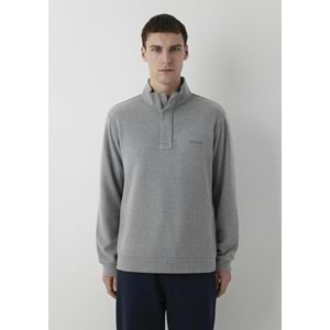Mavi M0S20055-80018 Mavi Logo Detaylı Yarım Fermuarlı Sweatshirt