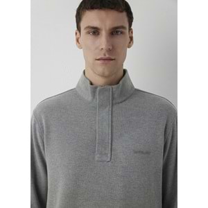 Mavi M0S20055-80018 Mavi Logo Detaylı Yarım Fermuarlı Sweatshirt