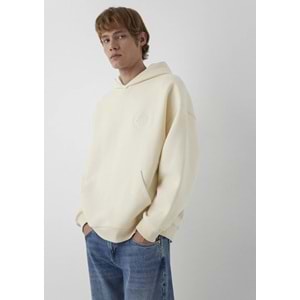 Mavi M0S20036-70072 Mavi Logo Detaylı Kapüşonlu Sweatshirt