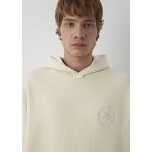 Mavi M0S20036-70072 Mavi Logo Detaylı Kapüşonlu Sweatshirt