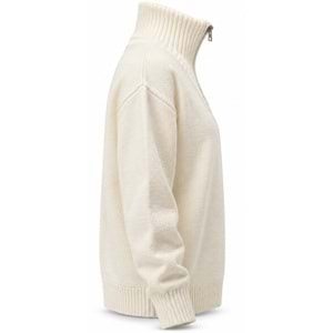 Mavi M0720031-70057 Mavi Yarım Fermuarlı Koyun Yünü Kazak Sweatshirt