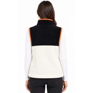 Mavi M1S20064-91564 Mavi Sıfır Kol Düğme Detaylı Polar Kadın Sweatshirt