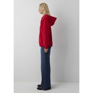 Mavi M1S10421-82054 Mavi Jeans Logo Nakışlı Fermuarlı Kadın Sweatshirt