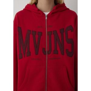 Mavi M1S10421-82054 Mavi Jeans Logo Nakışlı Fermuarlı Kadın Sweatshirt