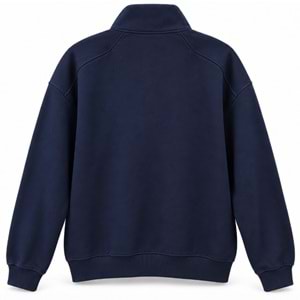 Mavi M1S20132-84371 Mavi Jeans Logo Baskılı Yarım Fermuarlı Kadın Sweatshirt