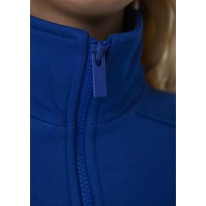 Mavi M1S20130-70896 Mavi Logo Baskılı Yarım Fermuarlı Kadın Sweatshirt