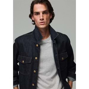 Mavi M0121290-A7779 Mavi Caleb Classic Vintage Rinse Denim Kot Ceket Erkek Ceket