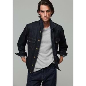 Mavi M0121290-A7779 Mavi Caleb Classic Vintage Rinse Denim Kot Ceket Erkek Ceket