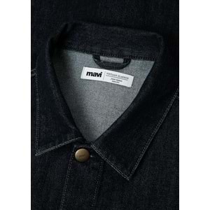 Mavi M0121290-A7779 Mavi Caleb Classic Vintage Rinse Denim Kot Ceket Erkek Ceket