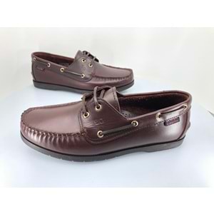 Aronay 086 Ayr Timberland Marine El saraçlı %100 Hakiki Deri Erkek Ayakkabı