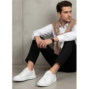 Makras Exclusive 777 Erkek Deri Sneaker Ayakkabı