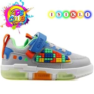 Cool Legos Işıklı Ortopedik Taban Unisex Çocuk Spor Ayakkabı