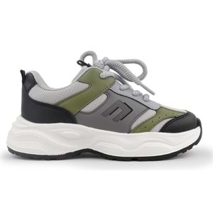 Cool Birian Bağcık Görünümlü Cırt Cırtlı Sneaker Ortopedik Çocuk Spor Ayakkabı