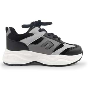 Cool Birian Bağcık Görünümlü Cırt Cırtlı Sneaker Ortopedik Çocuk Spor Ayakkabı