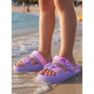 Kocamanlar 4505 Hafif Rahat Taban Okul Kreş Havuz Günlük Unisex Çocuk Terlik