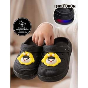 Kocamanlar 2316 Işıklı Emojili Sabo Günlük Terlik Unisex Çocuk Terlik