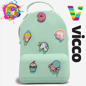 Vicco Pvc Mini Boy Çocuk Plaj Çantası Kreş Çantası Sırt Çantası Okul Çantası Unisex Çanta