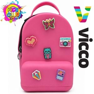 Vicco Pvc Mini Boy Çocuk Plaj Çantası Kreş Çantası Sırt Çantası Okul Çantası Unisex Çanta