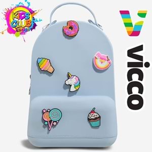 Vicco Pvc Mini Boy Çocuk Plaj Çantası Kreş Çantası Sırt Çantası Okul Çantası Unisex Çanta