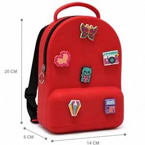 Vicco Pvc Mini Boy Çocuk Plaj Çantası Kreş Çantası Sırt Çantası Okul Çantası Unisex Çanta