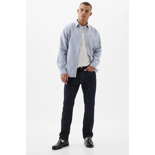 Gap V-Slım Opp Rınse Wash 885301000 GapFlex Slim Jean Pantolon Dar Kalıp Erkek Kot Pantolon