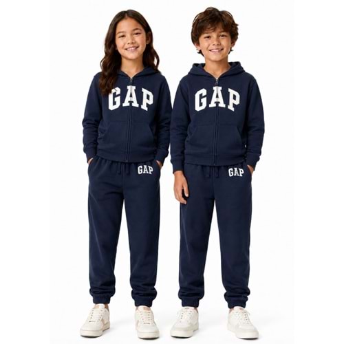 Gap V-Frch Ft Bas Heritage Gap Logo Baskılı Çocuk Eşofman Altı