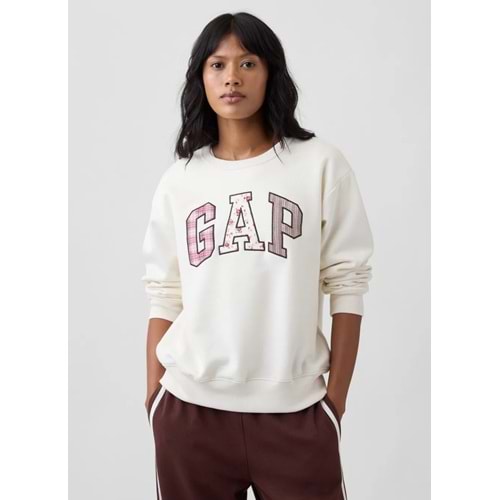 Gap V-Gap Herıtage Crew 886092 Hoodie Kadın Sweatshirt