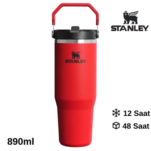 Stanley The IceFlow Flip Straw Pipetli Termos Bardak 0.89 LT Matara