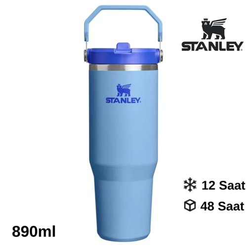 Stanley The IceFlow Flip Straw Pipetli Termos Bardak 0.89 LT Matara