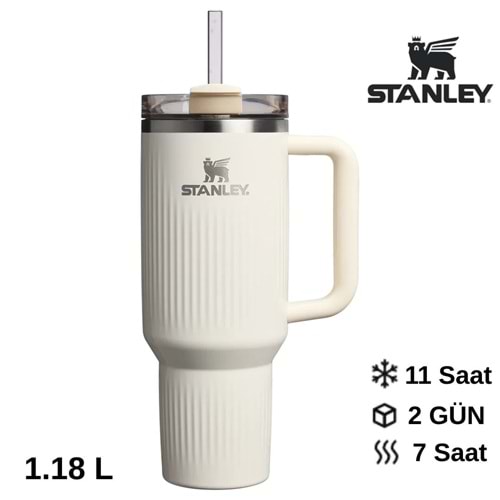 Stanley Quencher® H2.0 Fluted Tumbler Pipetli Termos Bardak 1,18L Pipetli Matara