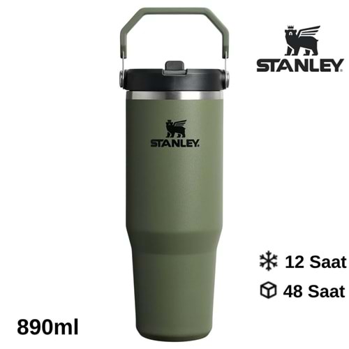 Stanley The IceFlow Flip Straw Pipetli Termos Bardak 0.89 LT Matara