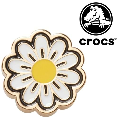 Crocs Elevated Daisy Papatya Jibbitz Terlik Süsü Terlik Aksesuarı