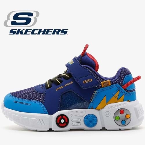 Skechers Lil Gametronix 402262N-RYMT Ortopedik Çocuk Spor Ayakkabı