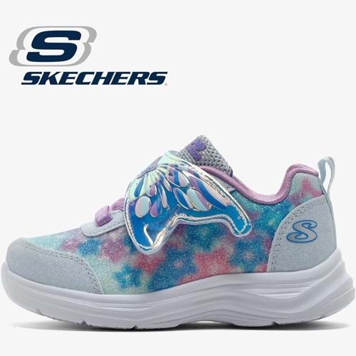 Skechers Glimmer Kicks-Magical Wings 303260N-LBLV Işıklı Ortopedik Çocuk Spor Ayakkabı
