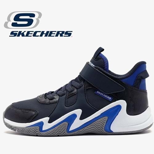 Skechers Skech-Flow 405287L-NVBL Ortopedik Basketbol Çocuk Spor Ayakkabı