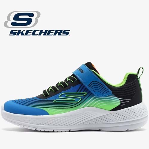 Skechers Microspec Advance 403926L-BLLM Ortopedik Çocuk Spor Ayakkabı