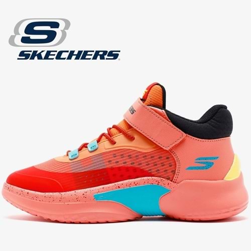 Skechers Skx Court Hype Hooper Hero 406068L-ORMT Ortopedik Çocuk Spor Ayakkabı