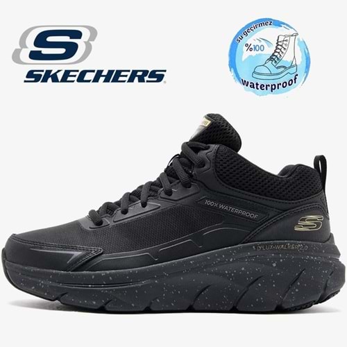 Skechers D'lux Walker 2.0-Grailo 232953-BBK Waterproof Erkek Bot