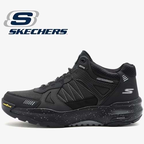 Skechers Go Walk Arch Fit Outdoor-Dallas 216471-BBK Waterproof Erkek Bot