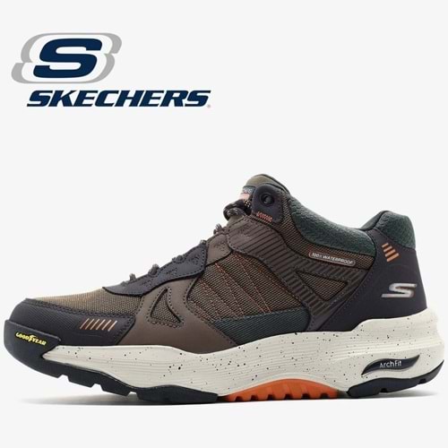 Skechers Go Walk Arch Fit Outdoor-Dallas 216471-OLV Waterproof Erkek Bot