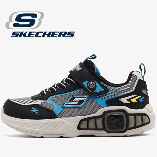 Skechers Light Storm 3 400151L-BCBL Işıklı Ortopedik Çocuk Spor Ayakkabı